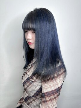 ザ オーダー(THE ORDER) ケアブリーチ 透明感ネイビーグレー 艶感