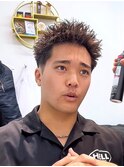 ベリーショート×スパイキーショート×アップバング