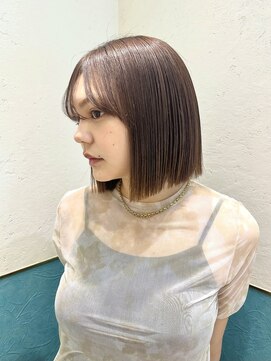 ロンド レグリーズ 立川(Lond leglise) ミニボブフェイスレイヤー顔周りカット前髪カット韓国ボブ/立川