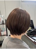 丸みショート/ベージュカラー