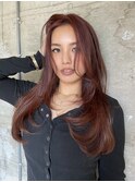 20代お洒落レイヤーカット透明感カラー髪質改善トリートメント