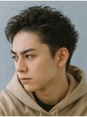 スタイリッシュアップバング爽やか短髪スタイル