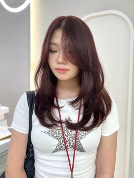 ガガ 心斎橋(GAGA) 小顔◎ミニウルフ/ホワイトグレージュ/髪質改善/ハイトーン