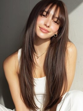 ロッソ ヘアアンドスパ 草加店(Rosso Hair&SPA) さら艶ストレート