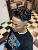 バッドバーバー 沖縄那覇(BADBARBER NAHA)&nbsp;メンズパーマ/スキンフェード/バーバースタイル