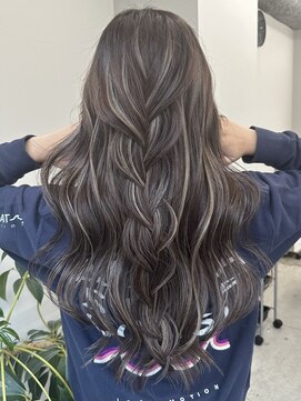 リリット(ReLit) 小顔黒髪クラゲヘアーオリーブグレーココアベージュバーガンディ