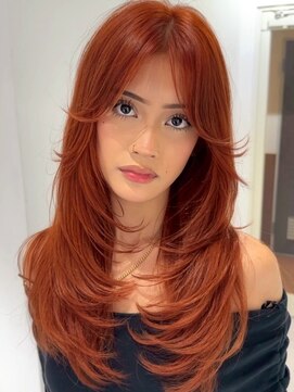 ヨロ 小岩(YOLO) ハイライトカラー海外レイヤーカットケアブリーチダブルカラー