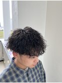 波巻きパーマ/早野太郎