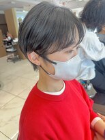 アッシュ 下北沢店(Ash)&nbsp;黒髪でももっさりしない耳掛けマッシュショート