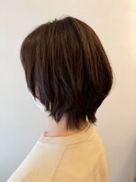フェスト ヘア メイクアップ(Fest hair makeup) ナチュラルブラウン外ハネボブ/大人可愛いボブスタイル