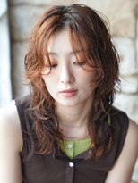 カライング(ing)&nbsp;大人可愛い顔周りレイヤーボブウルフカットミディアム◎20代30代