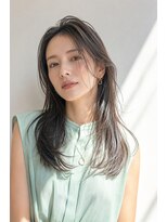 アッシュ 学芸大学店(Ash)&nbsp;ロング/大人女性/シアーグレージュ/髪質改善カラー/脱白髪染め