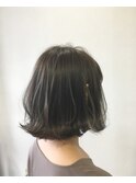 ＊外ハネ切りっぱなしボブ＊