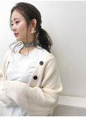 簡単ポニーテール　テラバイアフロート松子　二子玉川
