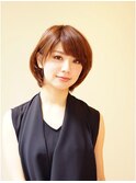 大人め可愛いショートボブ