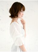 柔らか質感のシフォンボブ