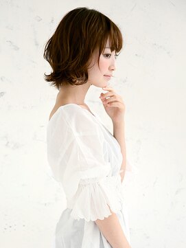 フーチー クーチー アマティー 豊中店(FUCHI KUCHI amati) 柔らか質感のシフォンボブ