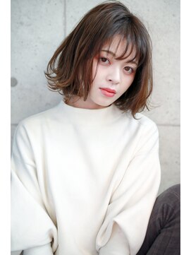 ラフィス ヘアー ロッサ 茨木店(La fith hair rosa) 【La fith】 ナチュラルボブスタイル