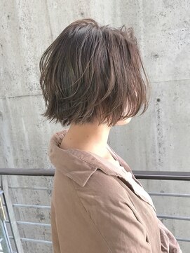 ネス(ness) [RIMMA]馬場 俊幸:大人かわいい/ミニボブ／ラベンダーアッシュ/