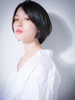 モッズヘア 越谷(mod's hair) モードな黒髪前下がりセンシュアルショートw越谷20代30代40代