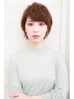 オーシャン(Ocean)&nbsp;[OCEAN Hair&Life]ネオウルフ☆外ハネボブ☆アッシュブラウン☆