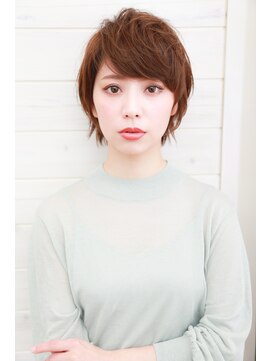オーシャン(Ocean) [OCEAN Hair&Life]ネオウルフ☆外ハネボブ☆アッシュブラウン☆
