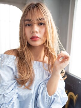 ディバイン ティエドゥール お花茶屋(divine tiedeur) 外国人風ブロンドヘア