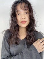 コフィー バイ メルト 吉祥寺(cofy by melt) 【中澤彩乃】ミディアム韓国風レイヤーアッシュブラウン前髪小顔