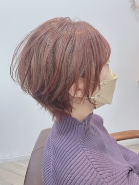 ルヴェール 茜部店(LeVert) ピンクベージュのスウィングショート☆