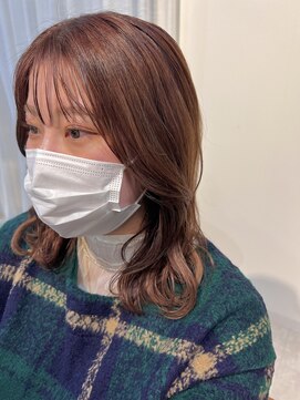 リコ ヘアアンドリラクゼーション 名駅店(LICO HAIR＆RELAXATION) 【LICO】ピンクブラウンカラーbyコモト ハルキ