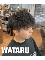 バトン(BATON)&nbsp;ツイストパーマ【鎌ケ谷　パーマ　ハイライト】