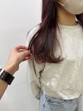 オーシャン(Ocean) ［Ocean Hair&Life 水田］秋冬☆ピンクレッドデザインカラー