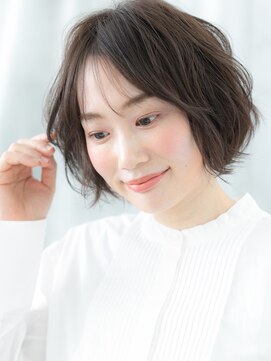 ドクターズ サロン ラブ(Dr's Salon LAB) ゆるふわパーマ小顔くすみカラーマッシュボブi古河20代30代40代