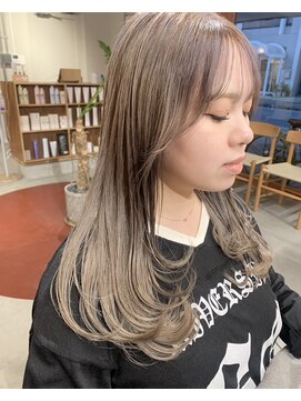 ディードットログ 大和西大寺店(D.Log) ミルクティーカラー/ハイトーンカラー/ミルクティーベージュ