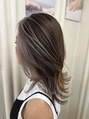 ルーカ 恵比寿(LU-CA) 顔まわりの白髪もフェイスフレーミングでオシャレに♪