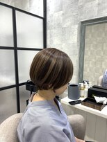 イーズ バイ インス(Yeeee.s by INCE)&nbsp;白髪ぼかし/白髪改善カラー/ショート/透明感カラー/脱白髪染め