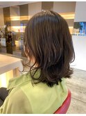 ミディアムレイヤー/オリーブベージュ/30代40代50代