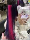 にじさんじ 不破湊 インナーカラー イヤリング ピンク 前髪