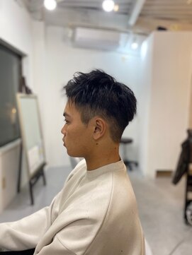 ソイクフ 四条大宮店(SOY-KUFU) 流行メンズ短髪ベリーショートスーツ刈り上げ黒髪ツーブロック