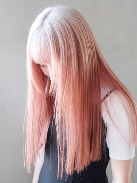 シオン(shion) メルティカラー似合わせカットホワイトブロンド_ba474653