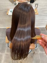 ジーナ 船橋(Zina) 髪質改善*ロングレイヤーグレーベージュ*美髪【Zina船橋】