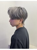 ホワイトカラーブラックメッシュ