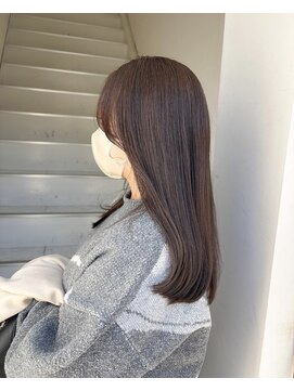 シア 綾瀬店(SHEER) 質感カット×透け感クールブラウン/SHEER綾瀬