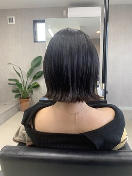 トリコ(ToricO) 切りっぱなしボブ×ナチュラルブラウン ダークブラウン ボブ