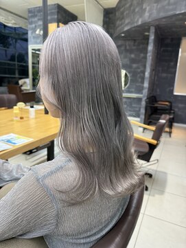 ラウル(Laulu) くびれヘア/アプリコットオレンジ/夏のヘアアレンジ/佐倉