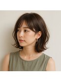 SOUPREX夏のブラウン外ハネボブ　　20代 30代 40代 50代