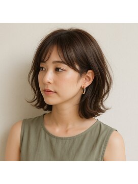 スープレックス ヘアーデザイン(SOUPREX HAIR DESIGN) SOUPREX夏のブラウン外ハネボブ　　20代 30代 40代 50代髪質改善