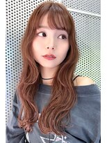 シェラムール(chez L'amour)&nbsp;(chezlamour/市川)愛されフェミニンカラー×波巻きロング♪