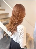 オレンジベージュカラー