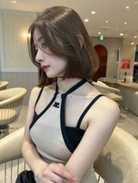 ジーナ 稲毛海岸(Zina) 髪質改善＊顔回りカットミディアムヘア＊美髪【稲毛海岸】